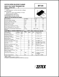BF720T1 Datasheet