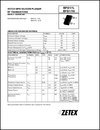 BFS17H Datasheet