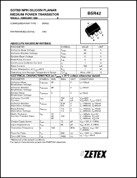 BSR42 Datasheet