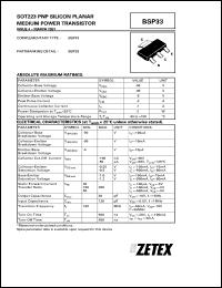 BSP33 Datasheet