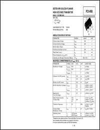 FCX458 Datasheet