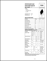 FCX491 Datasheet
