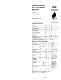 FCX495 Datasheet
