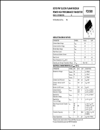 FCX589 Datasheet