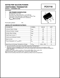 FCX718 Datasheet