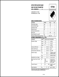 FZT593 Datasheet