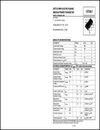 FZT657 Datasheet