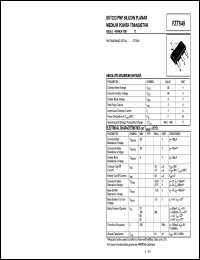 FZT549 Datasheet