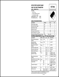 FZT758 Datasheet
