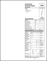 ZTX449 Datasheet
