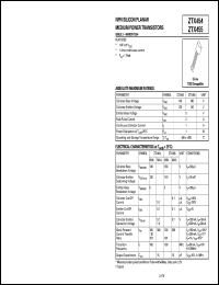 ZTX454 Datasheet