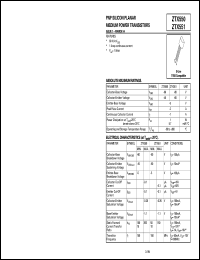 ZTX551 Datasheet