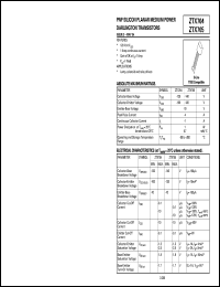 ZTX704 Datasheet