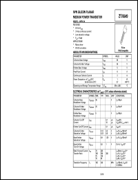 ZTX649 Datasheet