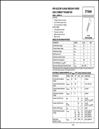ZTX849 Datasheet