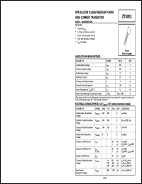 ZTX853 Datasheet