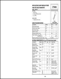 ZTX658 Datasheet