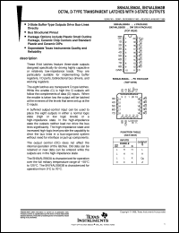 SN74ALS563BDW Datasheet