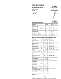 ZVP2120G Datasheet