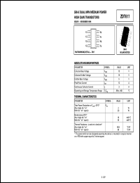 ZDT617 Datasheet