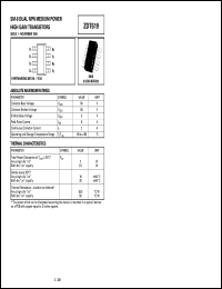ZDT619 Datasheet