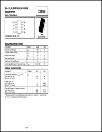 ZDT758 Datasheet