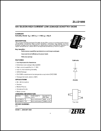 ZLLS1000TA Datasheet