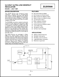 ZLDO500TB Datasheet