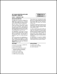 ZNBG3010Q16 Datasheet