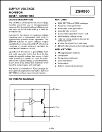 ZSH560N8 Datasheet