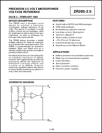ZR285Y02 Datasheet