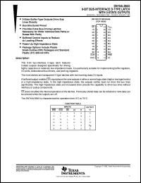 SN74ALS843DWR Datasheet