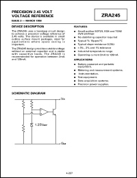 ZRA245A03 Datasheet