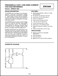 ZRC500F02 Datasheet