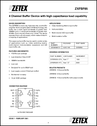 ZXFBF05N14TA Datasheet