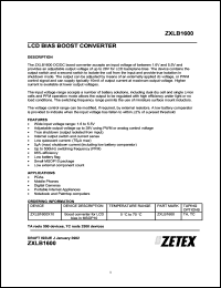 ZXLB1600X10TC Datasheet
