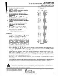 SN74ALVCH162260DGGR Datasheet