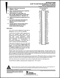SN74ALVCH162601DLR Datasheet