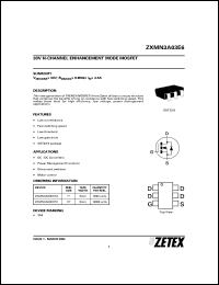 ZXMN3A03E6TA Datasheet