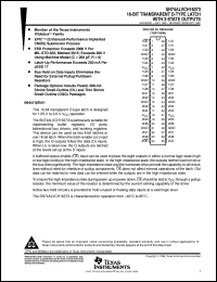 SN74ALVCH16373DGGR Datasheet