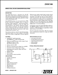 ZXSC100N8 Datasheet
