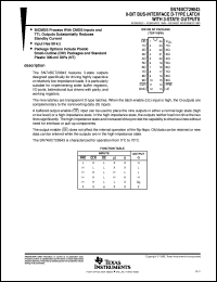 SN74BCT29843DWR Datasheet