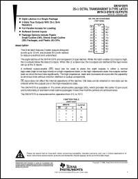 SN74F2373DBLE Datasheet