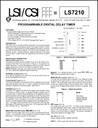 LS7210 Datasheet