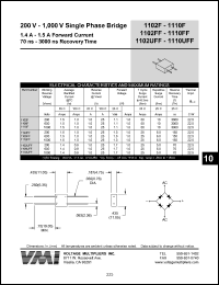 1106FF Datasheet