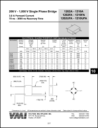 1202FA Datasheet