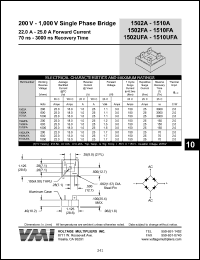 1502FA Datasheet