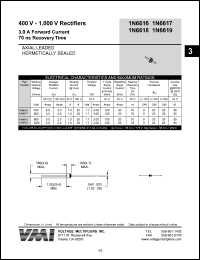 1N6618 Datasheet
