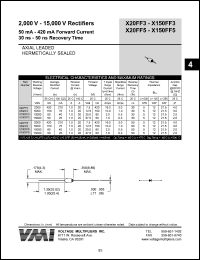 X50FF3 Datasheet