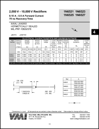 1N6523 Datasheet